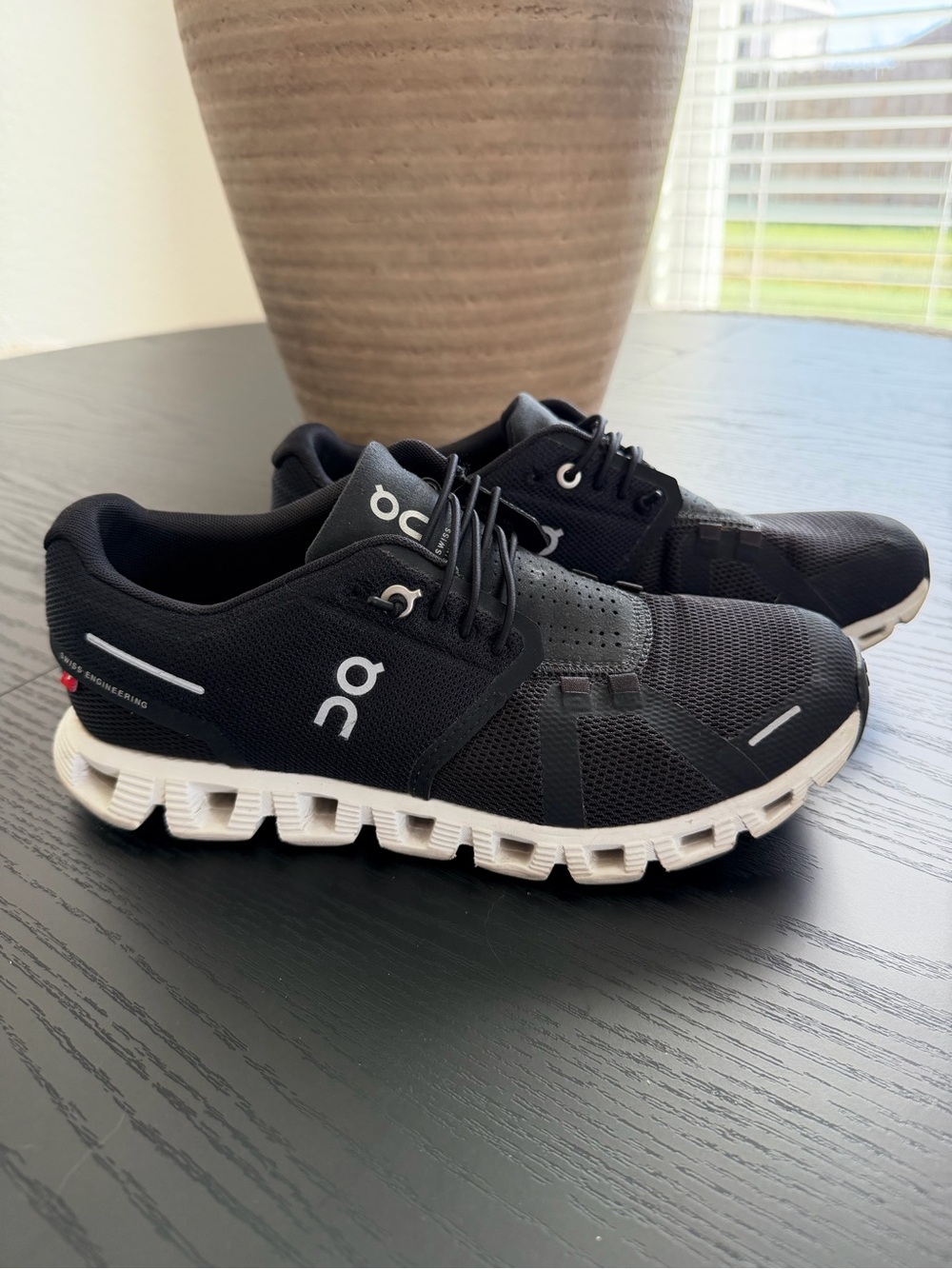 On Running Running Women’s Cloud Running Shoes - Black/White